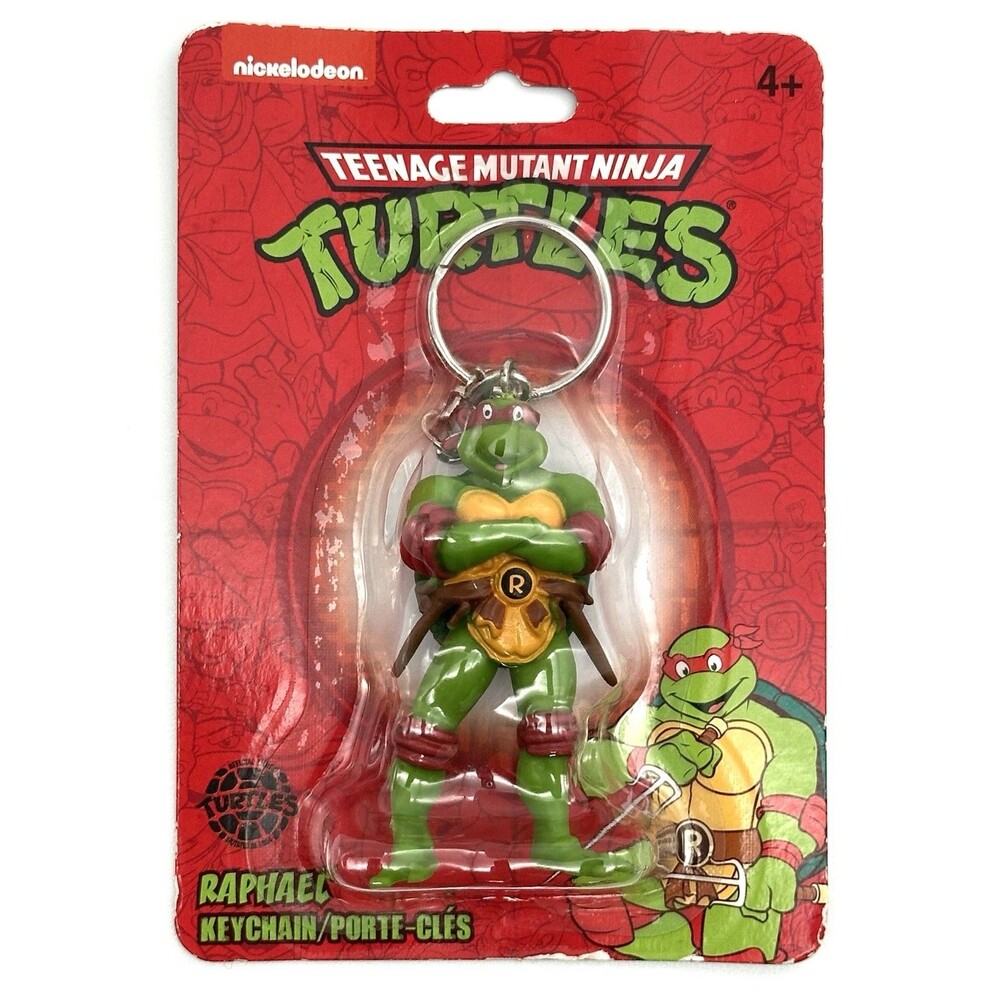 Retired 2016 Nickelodeon Raphael TMNT Teenage Mutant Ninja Turtles Keychain